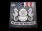 U s Military Navy Master Deep Sea Diver Window Decal Sticker 5 25  X 4 25 