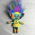Trolls Harper Hug N Plush 12    Hasbro Rainbow Paint Splatter 2015 Dreamworks Doll