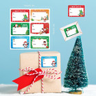120 Pack Christmas Gift Name Labels 65  45mm Self   adhesive Xmas Stickers