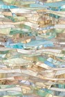 New 24x36 Terrazzo Stained Glass Privacy Static Cling Window Film