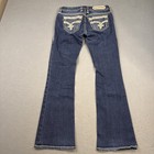 Rock Revival Womens 2631sherry Easy  Boot Stretch Jeans Thick Stitch Rhinestones