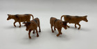 4 Plastic Cow Toy Figures For Dioramas - Railways - Farm