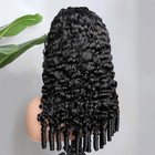 V Part Wig Human Hair Burmese Curly Glueless Wigs Human Hair Clip In U Part Wig