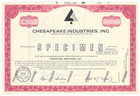Mixed Lot Of 5 Specimen Stock Certificates Printed By American Bank Note Company