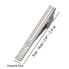Mens Tie Clip Necktie Bar Clasp Clamp Pin Gentlemen Wedding Business Gift