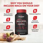 Maca   Ginseng Highest Potency Available 14 400mg Supports Desire Stamina - 60ct