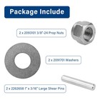 Grongu Prop Nut Kit E Mkp-34 Replacement For Minn Kota Shear Pin Compatible   