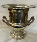 Vintage Champagne wine Bucket-chiller Re-plate Friedman Silver On Copper Trophy