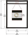 Job Ticket Holders 9x12  30-pack  Dry Erase Pockets  Clear black
