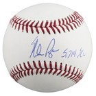 Rangers Nolan Ryan  5714 K s  Authentic Signed Robert Manfred Oml Baseball Bas