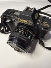 Canon T70 35mm Slr Film Camera W  Canon Fd 50mm Lens   277t Flash Tested