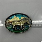 Great American Buckle Co  Chicago Serial  747 Horse Western Cowboy Usa