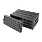 Skb 1skb-r4s Roto-molded Shallow 4u Rack Case W  Built-in Handles