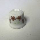 3 Pc Flower bird  Thimbles - Porcelain