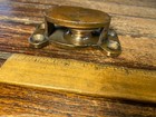 Abi Bronze Foot Block 1 1 2  Bronze Sheave  Max 9 16  Line  Patina 
