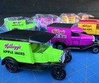 Vintage Novelty Kellogg s Cereal Matchbox Ford Toy Cars Set Of 8 Unopened 1 64 