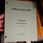 Land Of The Lost Episode Script March 12  1974 Signed By David Gerrold Near Mint