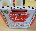 Nordic Ware Colors Angel Food Cake 16 Cup 10  Pan Red Made In U s a 