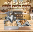Commercial Semi-auto Donut Maker Machine 3000w Fryer Ball Shapes High-capacity