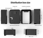 Wall-mounted 1 2mm Cold Rolled Steel Electric Vehicle Charging Protection Box Fo