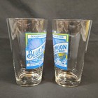 Blue Moon Summer Honey Wheat Pint Glass W logo Seasonal Collection Set Of 2