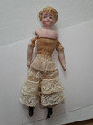 Antique German Bisque Head Doll 5  On Original Body