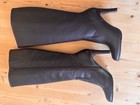 Ralph Lauren Women   s Bryce Calf Boots Heels Dark Brown New In Box Size 10 B