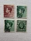 Vintage Great Britain Kgvi   Kgv Used Stamps    d 1  d Sg 462 464 British Def 