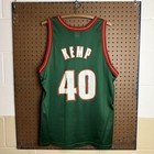Vintage Seattle Supersonics Jersey Mens 44 Nba Basketball 90s Champion Kemp