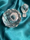 Vintage Cut Glass Perfume Decanter Bottle