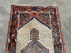 Antique Vintage 20th Century Sarab Oriental Asian Hand Knotted Rug  76  By 39  