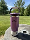 New Stanley 30 Oz Iceflow Flip Straw Tumbler Hammertone Lilac Purple New Color