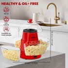 Hot Air Popcorn Popper Maker With 4 Serving Bowls And Measuring Cup