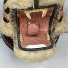 Vintage Faux Taxidermy Tiger Wall Mount Head Asian Dojo Decor