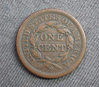 1846 Tall Date Braided Hair Large Cent 1c Us Mint Copper Coin