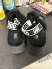 Ugg Australia Fluff Yeah Women s Slide Sandal  Size Us 7 - Black