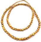 Venetian Antique Wound Drawn African Glass Trade Beads- 7727