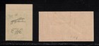 Us Stamps Scott 343 Nh   344 H Washington   Franklin Imperforates - Mint Og