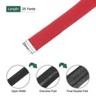 1 Inch Double Fold Bias Tape Continuous Bulk Bias Tape Wine Red 25 Yards