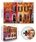 Colorful Autumn Street Scene 1000 Piece Puzzle 27 5 X 19 7 Inch