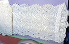 Lot 2 Gorgeous Antique   Vintage Handmade Lace Embellishments For Craft   Sewing