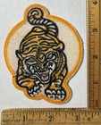 Vintage Us Navy Va-65 Tigers Attack Squadron Iron On Patch Usn Made In Taiwan