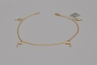 Yellow Gold Dolphin Anklet Bracelet 14k