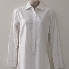 Button-down Shirt Dress Long Sleeve Casual Tunic Tops Blouse Womens Size Xs