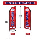 Custom Swooper Flag Pole Kit 8 2ft Custom Feather Flag Business Advertising Sign