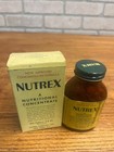 Vintage Nutrex Nutritional Concentrate W  Box Pharmacy Drug Store Advertising