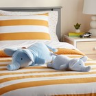 Elephant And Baby Weighted Plush Kids  Throw Pillow Blue - Pillowfort