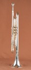  vincent Bach Stradivarius Model 37 Bb Trumpet Silver Plated Elkhart  Ind