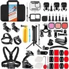 Hongdak Action Camera Accessories Kit For Gopro Hero 12 11 10 9 Black  -  Black
