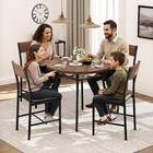 Round Dining Table Set For 4 Kitchen Table   Chairs For 4 Dining Room Circle